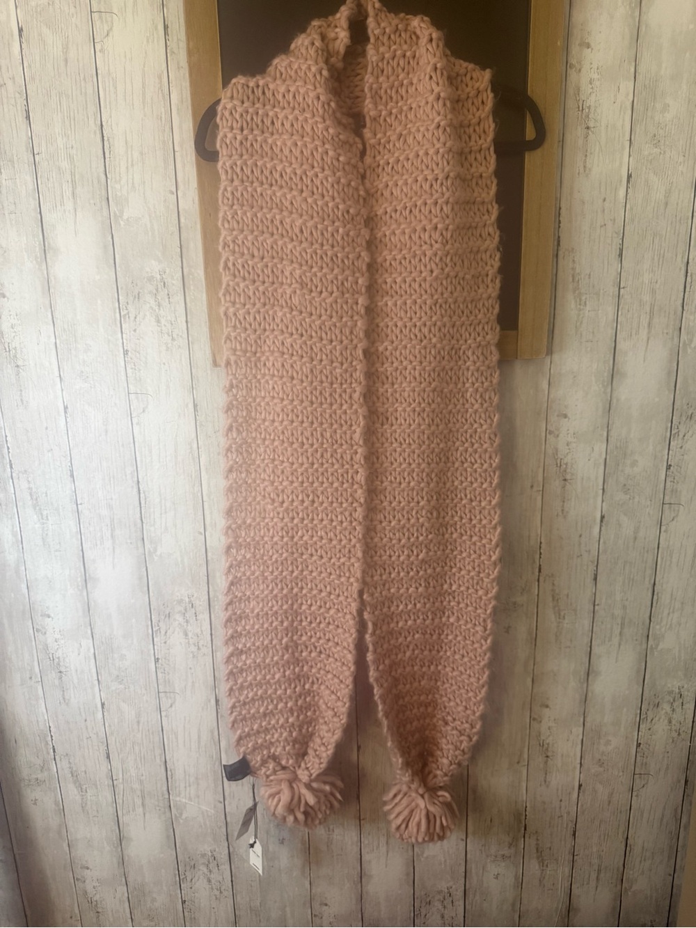 NWT Express Knit Scarf Cozy Winter Hygge Minimalist Fringe